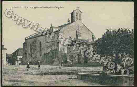 Ville de SAINTVICTURNIEN Carte postale ancienne