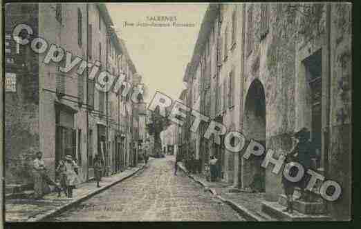 Ville de SALERNES Carte postale ancienne