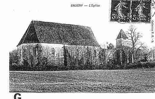 Ville de SALIGNY Carte postale ancienne