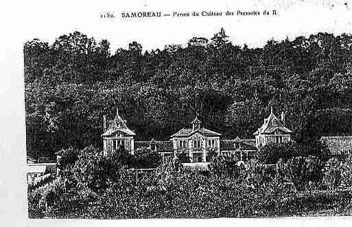 Ville de SAMOREAU Carte postale ancienne