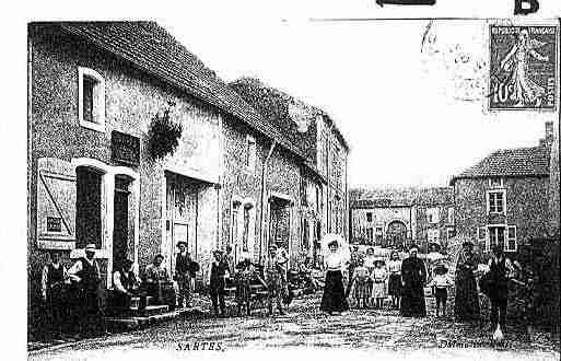 Ville de SARTES Carte postale ancienne