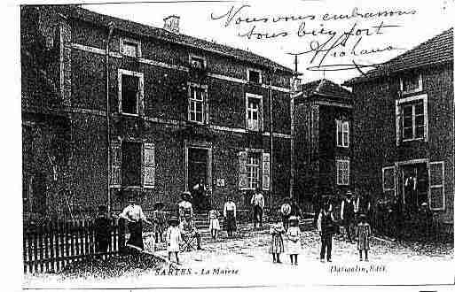 Ville de SARTES Carte postale ancienne Ville de SARTES Carte postale ancienne