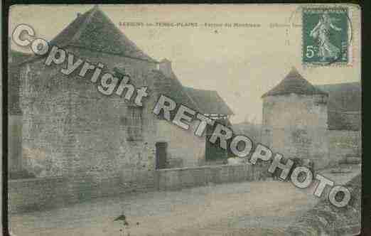 Ville de SAVIGNYENTERREPLAINE Carte postale ancienne