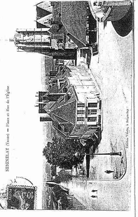 Ville de SEIGNELAY Carte postale ancienne Ville de SEIGNELAY Carte postale ancienne