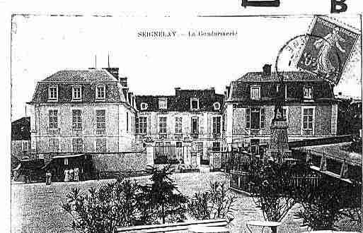 Ville de SEIGNELAY Carte postale ancienne