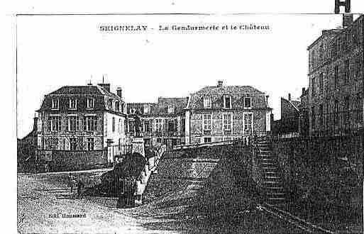 Ville de SEIGNELAY Carte postale ancienne