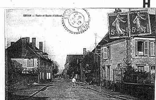 Ville de SENAN Carte postale ancienne