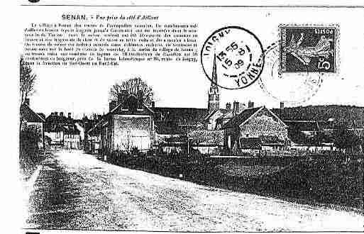 Ville de SENAN Carte postale ancienne