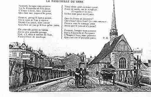 Ville de SENS Carte postale ancienne