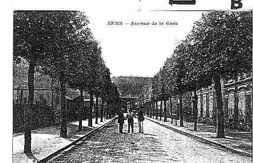 Ville de SENS Carte postale ancienne