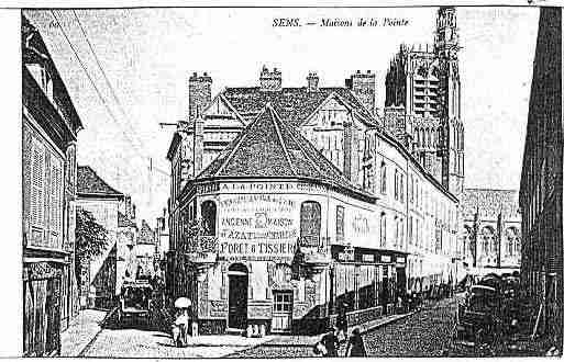 Ville de SENS Carte postale ancienne