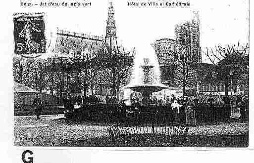 Ville de SENS Carte postale ancienne