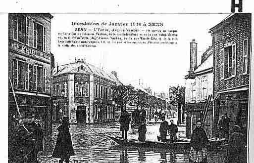 Ville de SENS Carte postale ancienne
