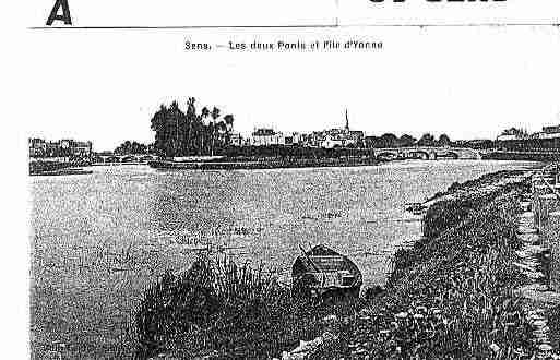 Ville de SENS Carte postale ancienne