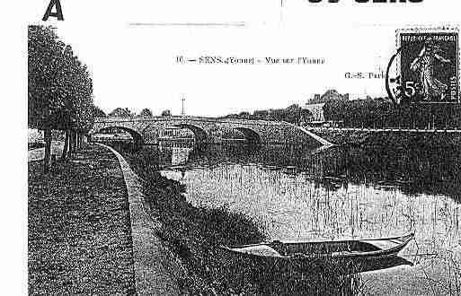 Ville de SENS Carte postale ancienne