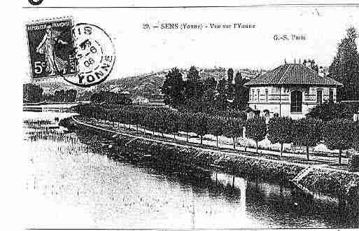 Ville de SENS Carte postale ancienne