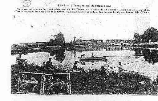 Ville de SENS Carte postale ancienne