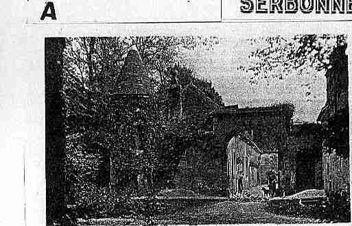 Ville de SERBONNES Carte postale ancienne