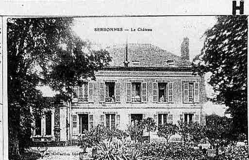 Ville de SERBONNES Carte postale ancienne