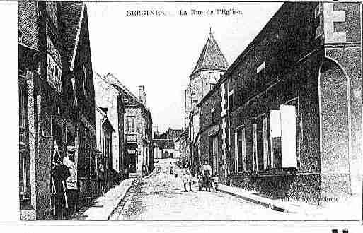 Ville de SERGINES Carte postale ancienne