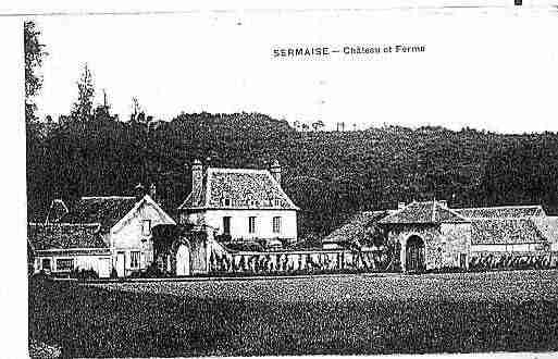 Ville de SERMAISE Carte postale ancienne