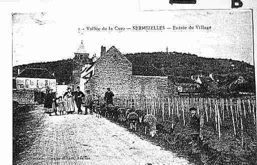 Ville de SERMIZELLES Carte postale ancienne