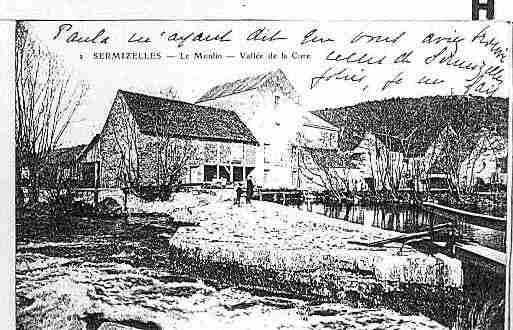 Ville de SERMIZELLES Carte postale ancienne