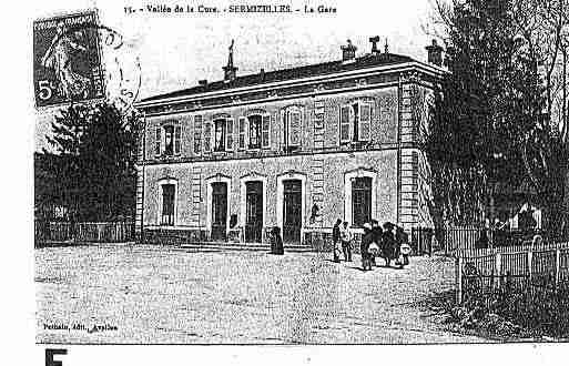 Ville de SERMIZELLES Carte postale ancienne