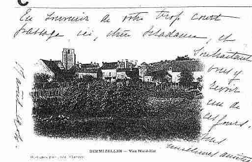 Ville de SERMIZELLES Carte postale ancienne