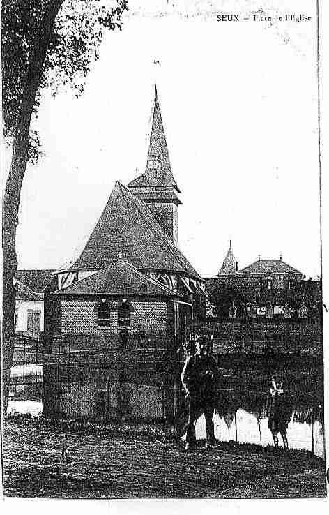 Ville de SEUX Carte postale ancienne