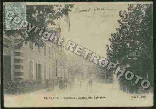 Ville de SEYNESURMER(LA) Carte postale ancienne