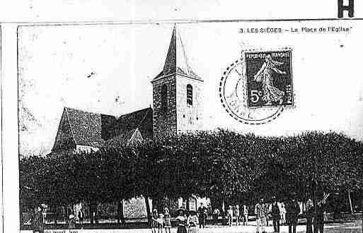 Ville de SIEGES(LES) Carte postale ancienne