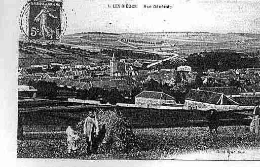 Ville de SIEGES(LES) Carte postale ancienne