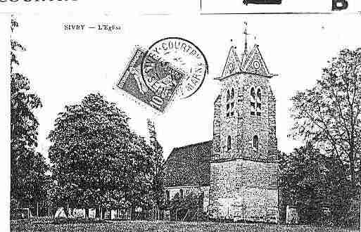 Ville de SIVRYCOURTRY Carte postale ancienne