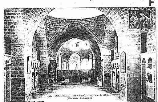 Ville de SOLIGNAC Carte postale ancienne