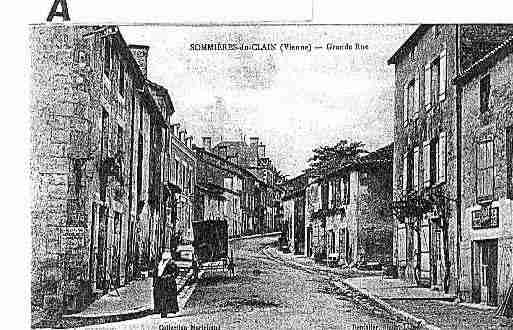 Ville de SOMMIERESDUCLAIN Carte postale ancienne