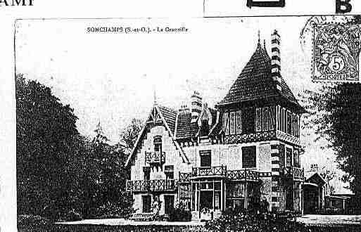 Ville de SONCHAMP Carte postale ancienne