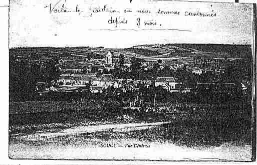 Ville de SOUCY Carte postale ancienne