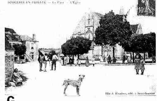 Ville de SOUGERESSURSINOTTE Carte postale ancienne