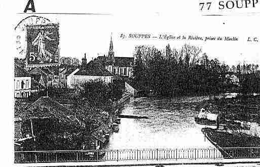 Ville de SOUPPESSURLOING Carte postale ancienne