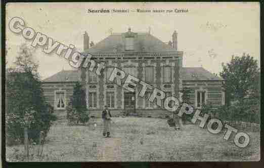 Ville de SOURDON Carte postale ancienne