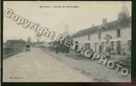 Ville de SOURDUN Carte postale ancienne