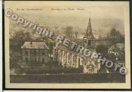 Ville de TEMPLEUXLAFOSSE Carte postale ancienne