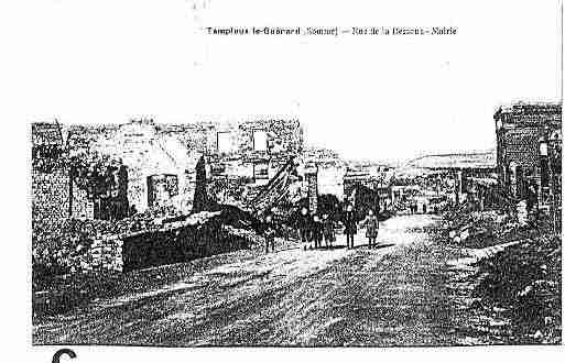 Ville de TEMPLEUXLEGUERARD Carte postale ancienne Ville de TEMPLEUXLEGUERARD Carte postale ancienne