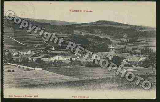 Ville de TENDON Carte postale ancienne