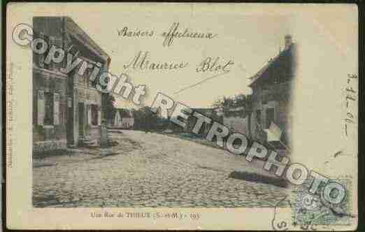 Ville de THIEUX Carte postale ancienne