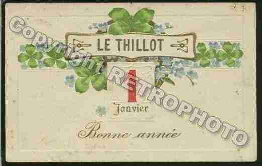 Ville de THILLOT(LE) Carte postale ancienne