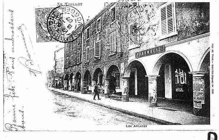 Ville de THILLOT(LE) Carte postale ancienne