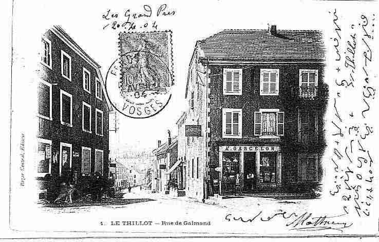 Ville de THILLOT(LE) Carte postale ancienne