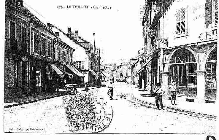Ville de THILLOT(LE) Carte postale ancienne